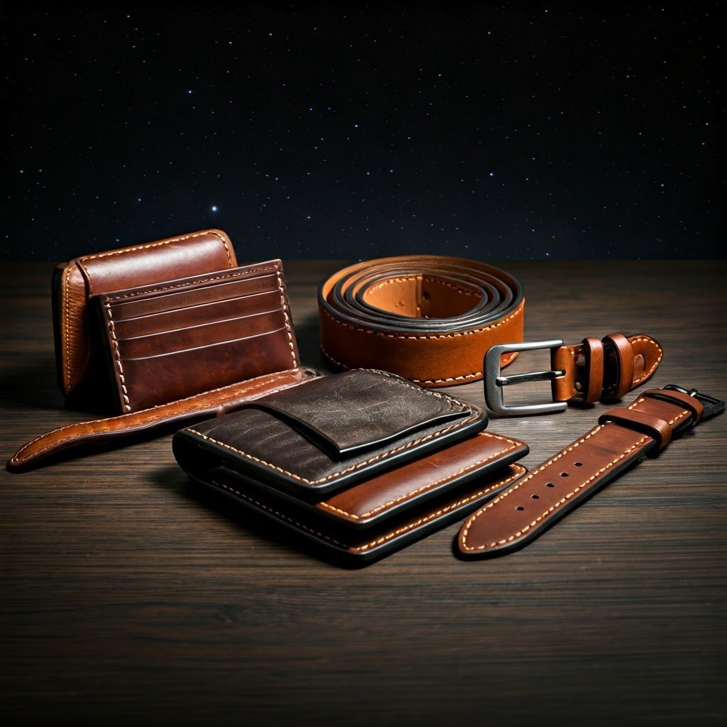 Men's Designer Leather Accessories