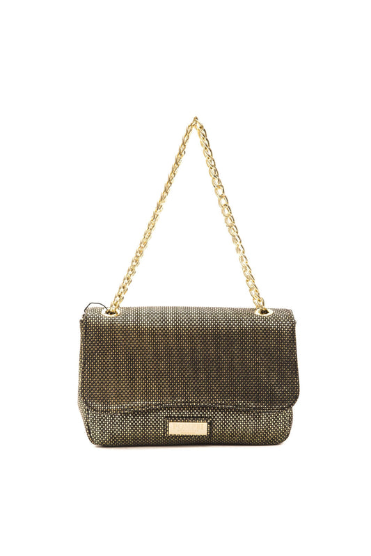 Bolso bandolera Pompei Donatella de piel negra para mujer