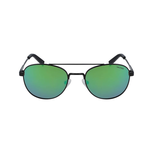 NAUTICA Black Metal Sunglasses
