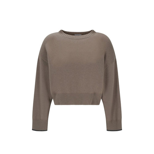 Brunello Cucinelli Beige Cashmere Sweater