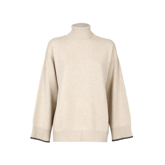 Brunello Cucinelli Beige Cashmere Sweater