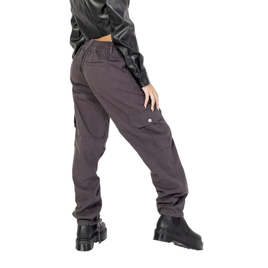 Only Gray Cotton Cargo Pants