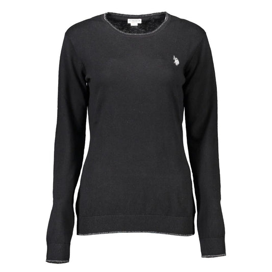 U.S. POLO ASSN. Black Cotton Sweatshirt