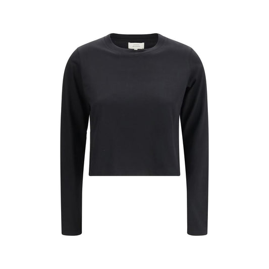 Loulou De Saison Black Cotton Long Sleeve T-Shirt