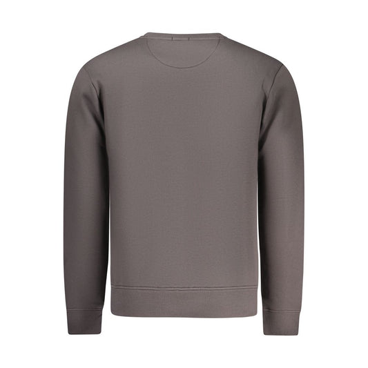Coveri Moving Grigio Cotton Men Sweatshirt