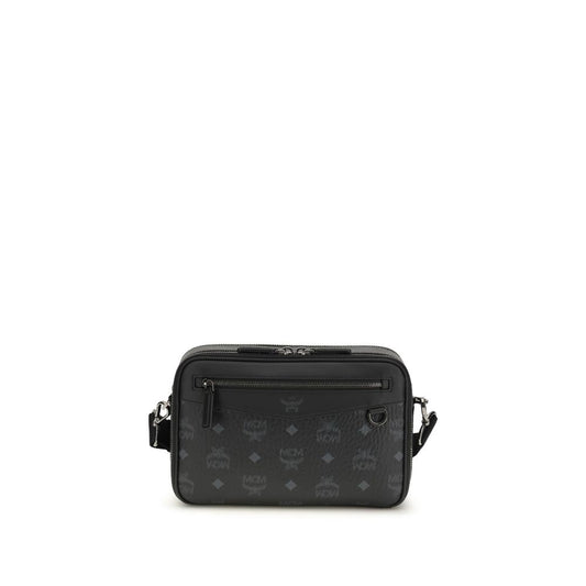 MCM Black Polyethylene Shoulder Bag