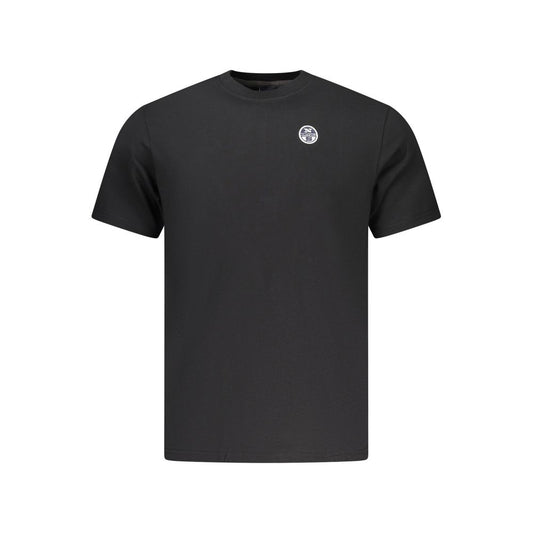 North Sails Black Cotton Men's T-Shirt