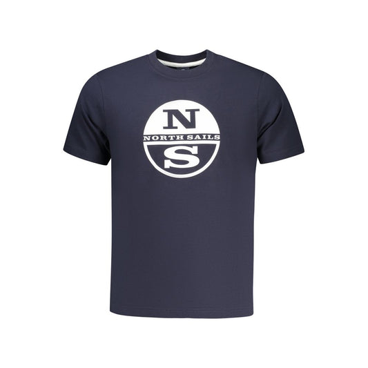 North Sails Blue Cotton Men's T-Shirt