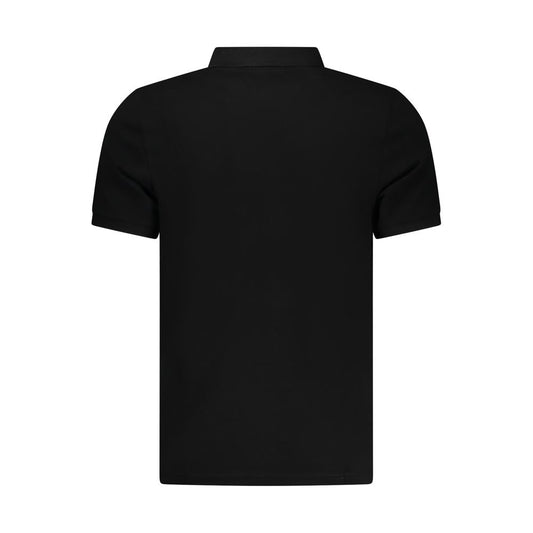 North Sails Black Cotton Men Polo Shirt