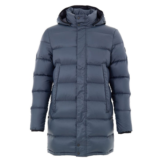 Moose Knuckles Gray Nylon Coat