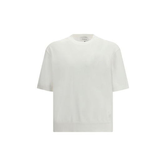 Laneus White Cotton T-Shirt