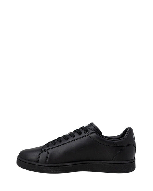 EA7 Emporio Armani Black Polyester Low Top Sneakers