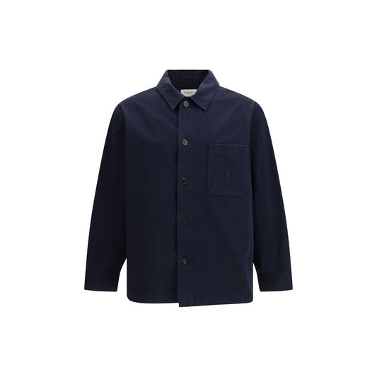 Saint Laurent Blue Cotton Denim Jacket