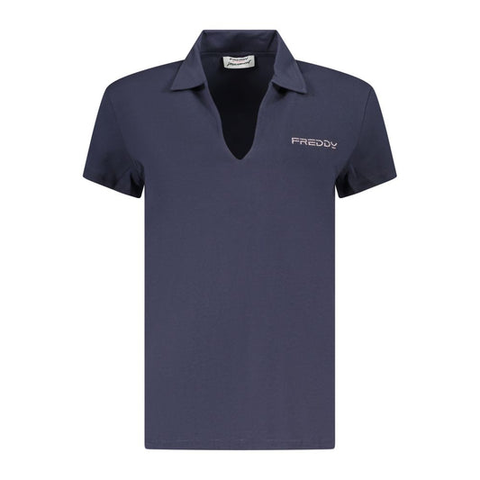 Freddy Blue Cotton Women's T-Shirt