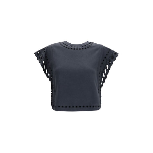 Marant Etoile Black Cotton T-Shirt