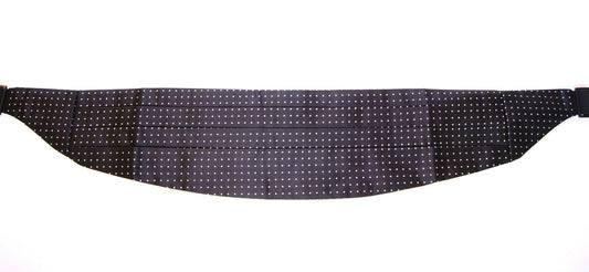 Fascia elegante a pois in seta nera Dolce &amp; Gabbana