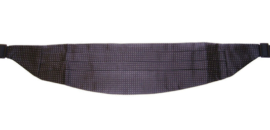 Elegante fascia in seta nera con pois Dolce &amp; Gabbana