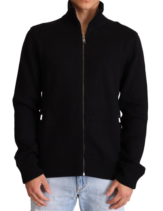Dolce &amp; Gabbana Elegante maglione a collo alto in misto cashmere