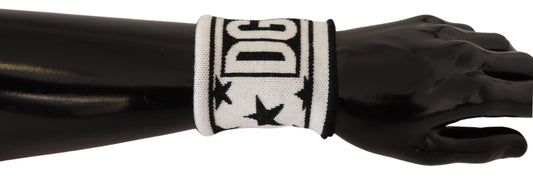 Elegante set di braccialetti in lana monocromatici Dolce &amp; Gabbana