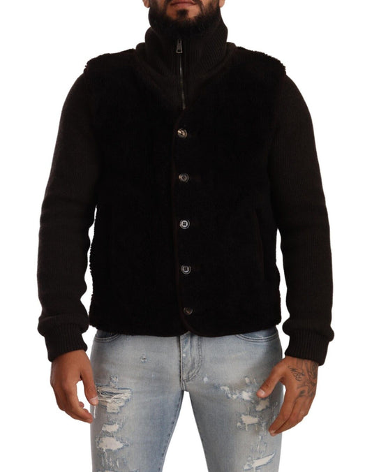 Elegante bomber in pelle Dolce &amp; Gabbana