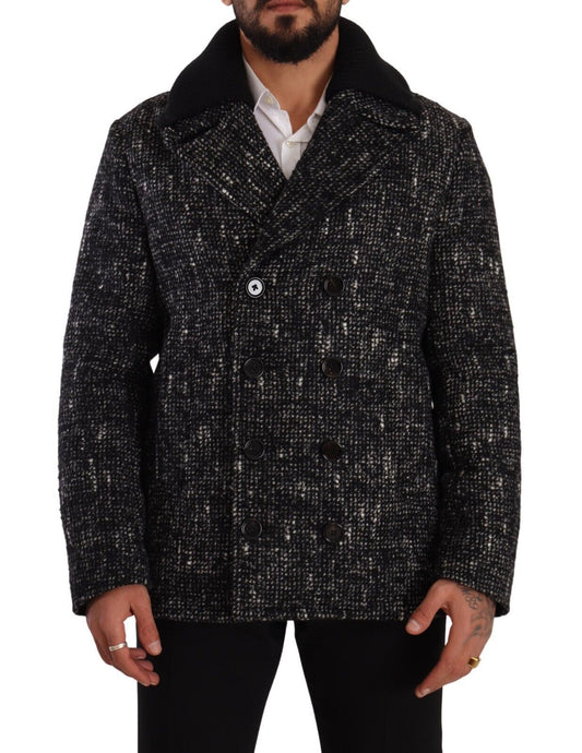 Soprabito doppiopetto in misto lana Dolce &amp; Gabbana