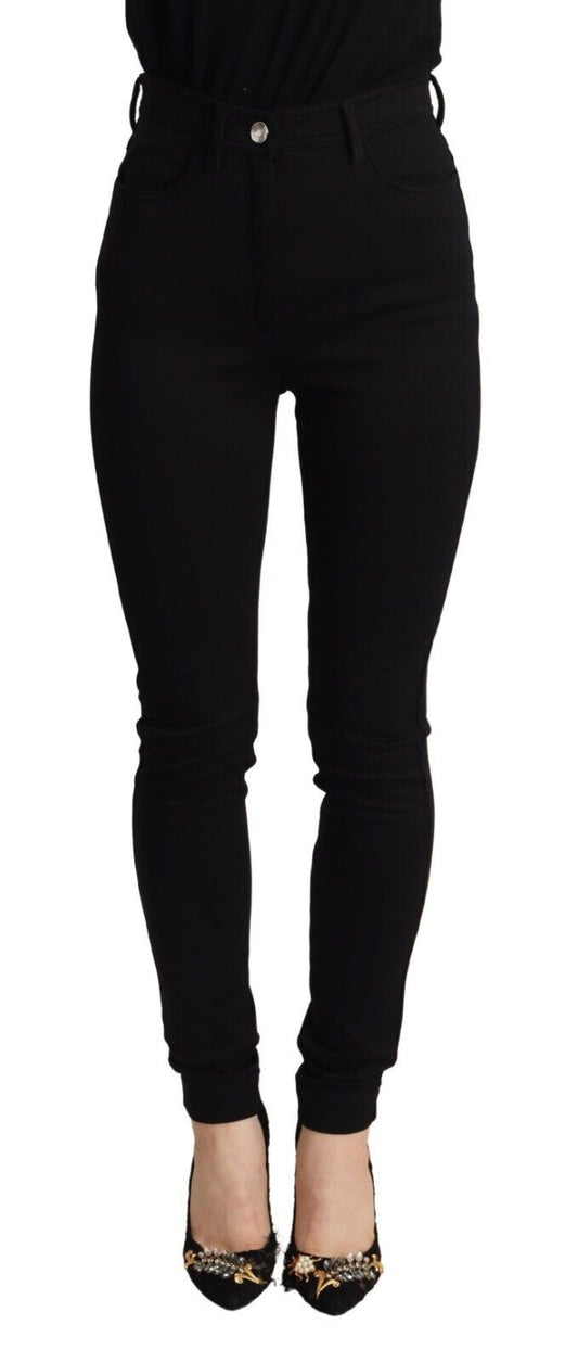 Pantaloni eleganti a vita alta slim fit di Dolce &amp; Gabbana