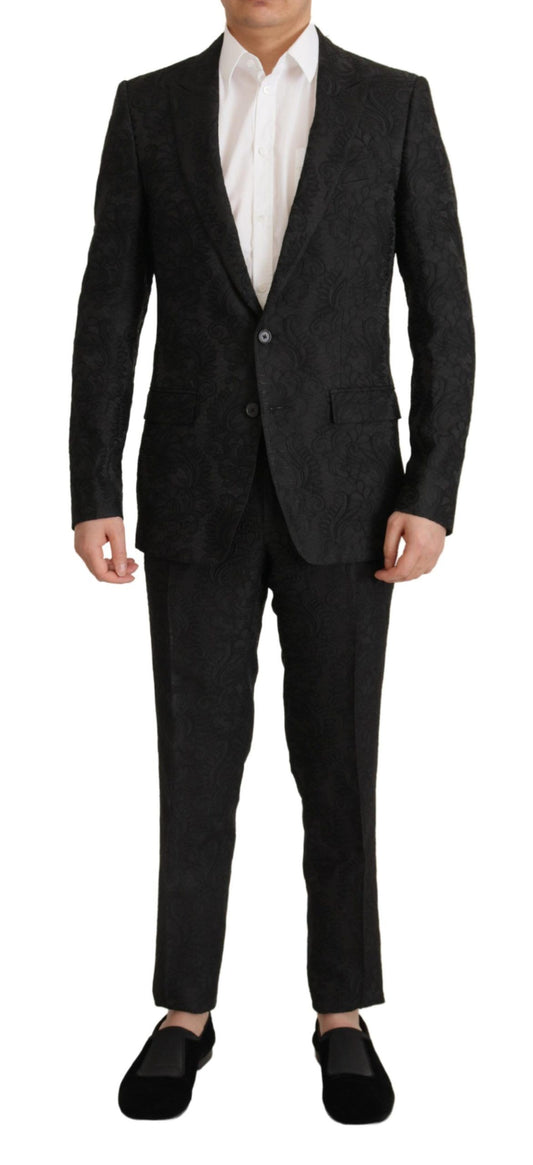 Completo Martini nero scintillante Dolce &amp; Gabbana