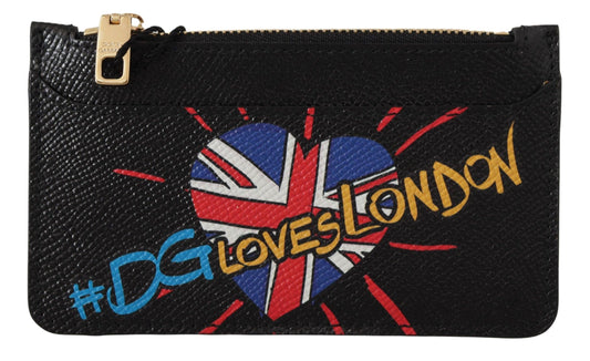 Monedero elegante de piel con cremallera de Dolce &amp; Gabbana