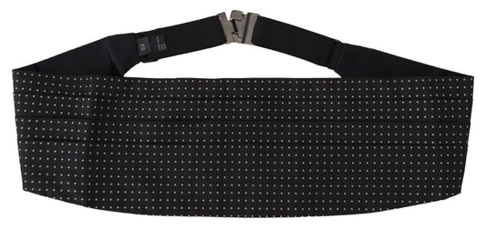 Dolce &amp; Gabbana Elegante fascia da smoking a pois in seta