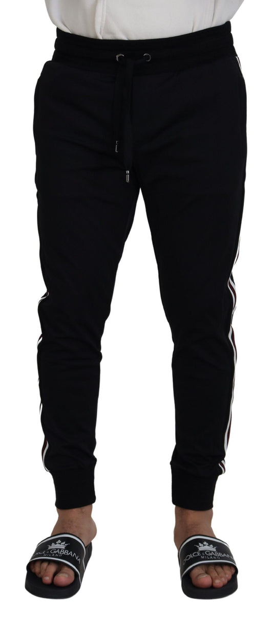 Pantaloni firmati Dolce &amp; Gabbana Chic Black Cotton