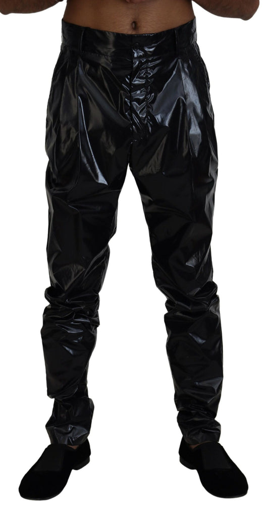 Pantaloni MainLine neri eleganti in stile italiano Dolce &amp; Gabbana