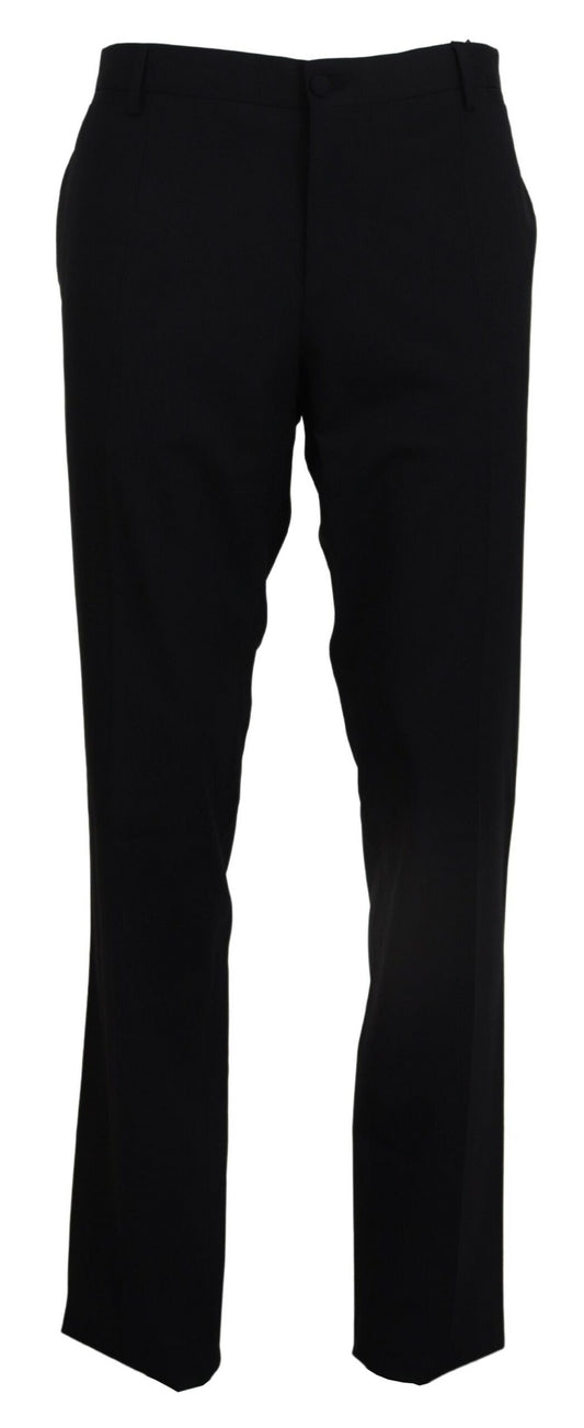 Pantaloni eleganti slim fit in misto lana Dolce &amp; Gabbana