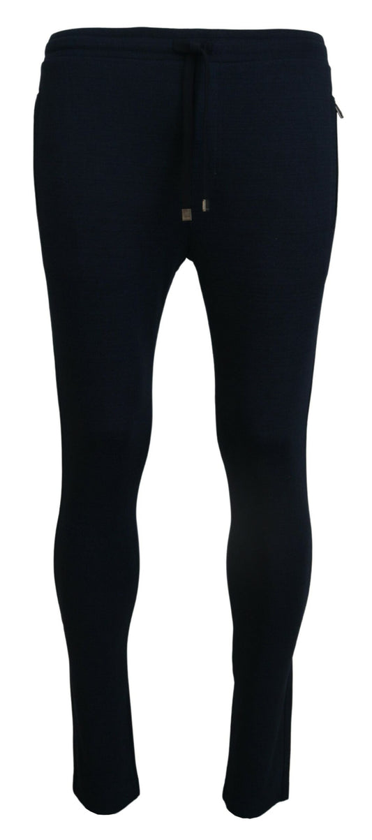 Pantalones deportivos casuales azules elegantes de Dolce &amp; Gabbana