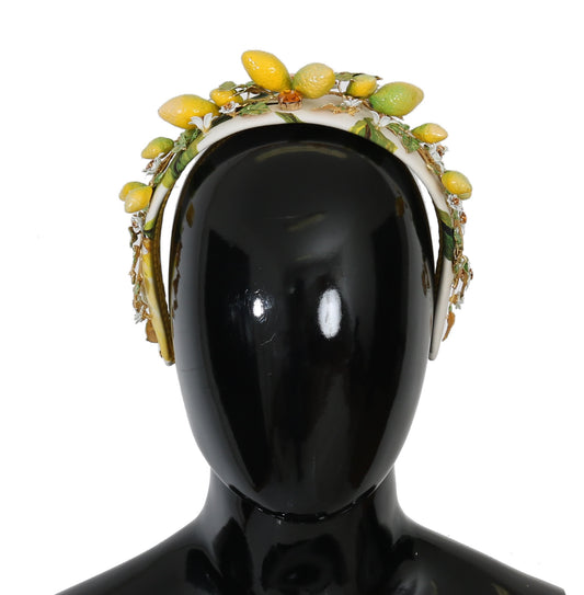 Tiara con diadema in cristallo al limone siciliano Dolce &amp; Gabbana