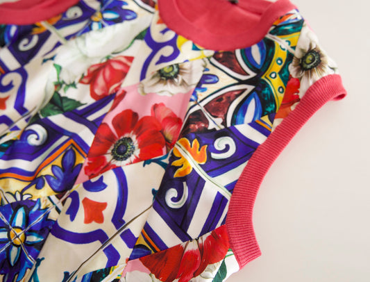 Dolce &amp; Gabbana Elegante Maglia Girocollo in Misto Cashmere e Seta