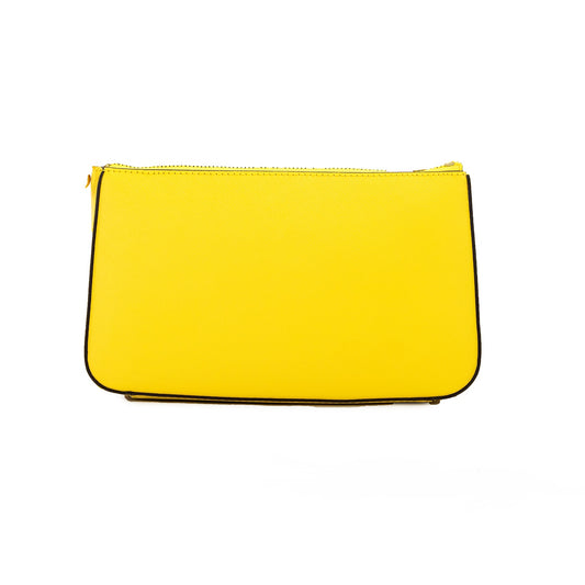 Borsa a tracolla tecnologica con attacco Jet Set Daffodil di Michael Kors in pelle vegana