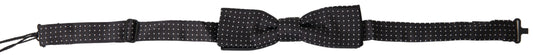 Papillon nero in seta elegante Dolce &amp; Gabbana