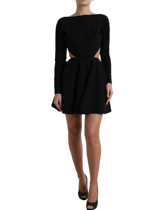 Dolce &amp; Gabbana - Elegante mini abito a trapezio con cut-out