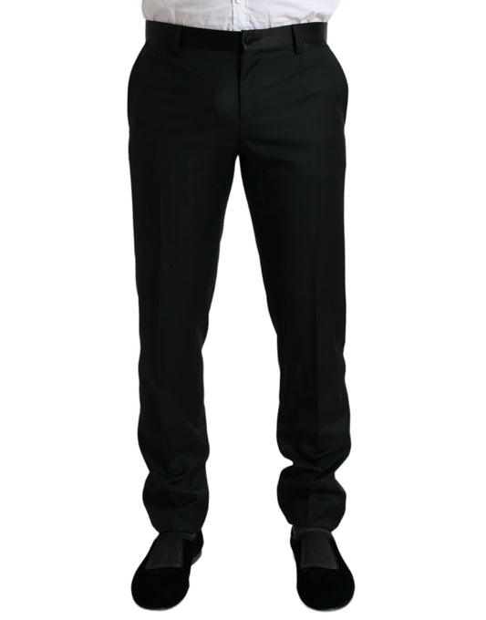Pantaloni eleganti in lana slim fit Dolce &amp; Gabbana