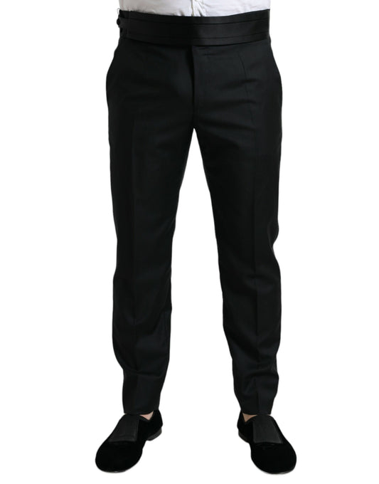 Pantaloni eleganti in lana slim fit Dolce &amp; Gabbana