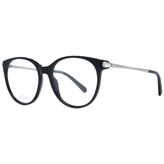 Monturas ópticas Swarovski negras para mujer