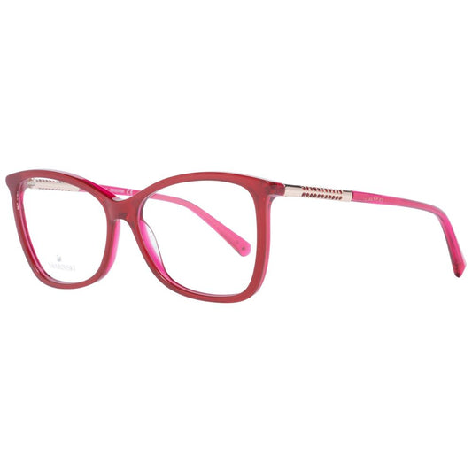 Monturas ópticas Swarovski rojas para mujer