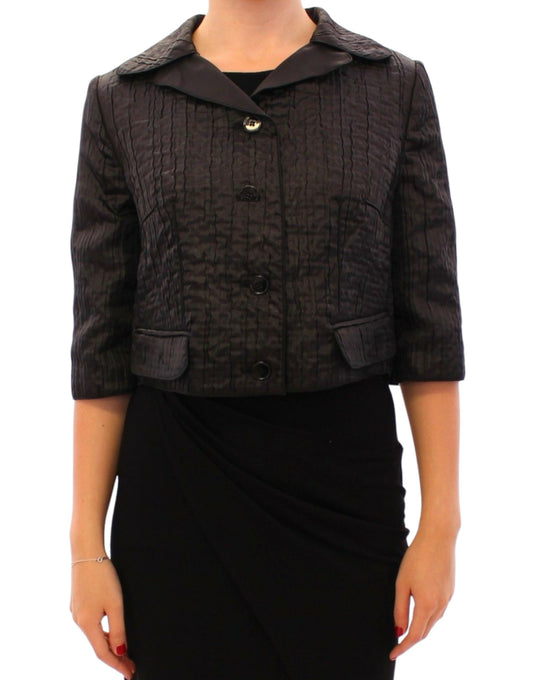 Elegante giacca bolero nera Dolce &amp; Gabbana