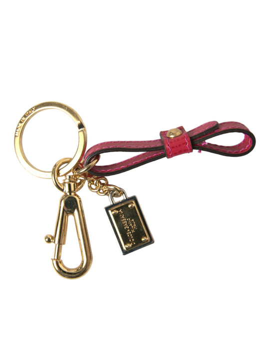 Portachiavi in ​​pelle rossa mozzafiato di Dolce &amp; Gabbana