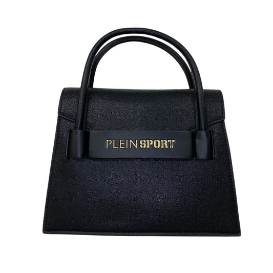 Borsa a mano da donna Plein Sport in polietilene nero