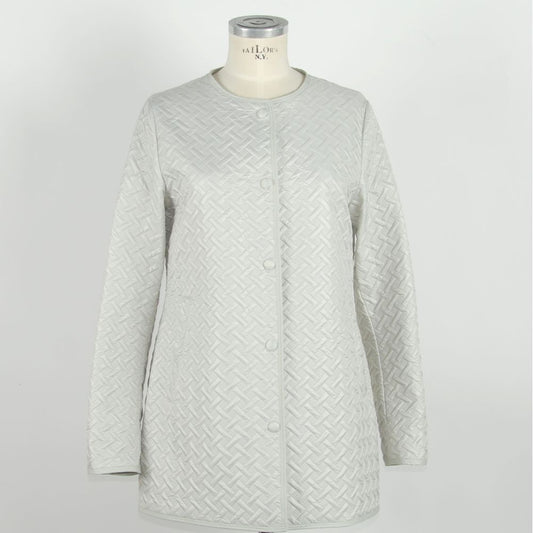 Chaqueta de poliéster blanca para mujer Emilio Romanelli