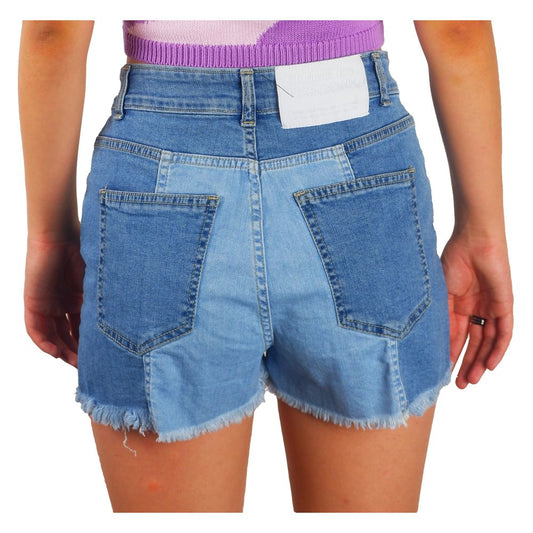 Shorts vaqueros elegantes con dobladillo sin rematar de Comme Des Fuckdown