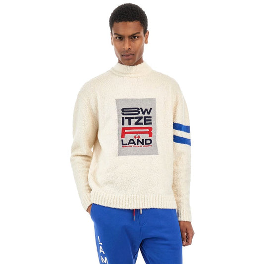 Maglione in poliammide bianco La Martina