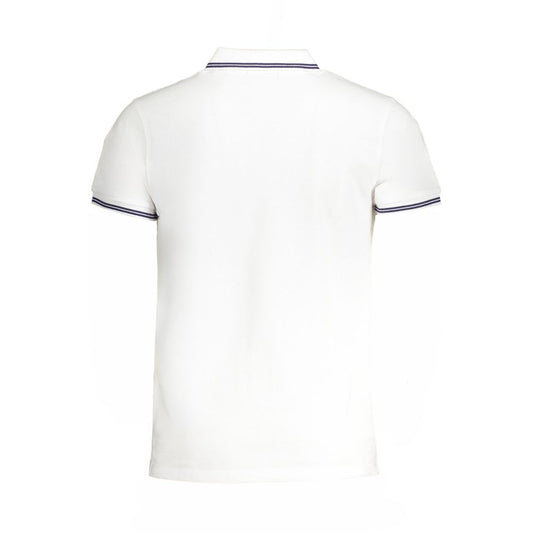 Polo in cotone bianco Cavalli Class