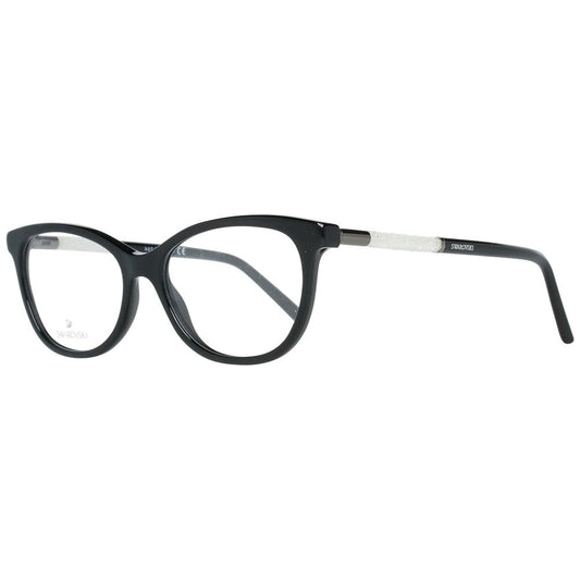 Monturas ópticas Swarovski negras para mujer